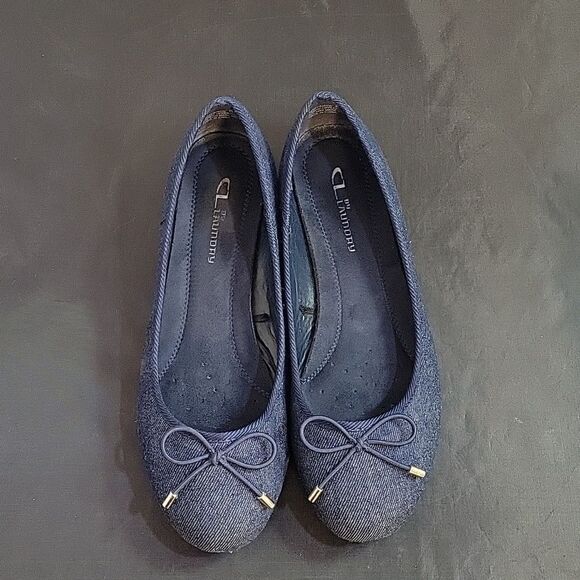 CL BY LAUNDRY BOWKNOT DENIM MATERIALS SLIP-ON WOMEN"S FLAT SHOE - Picture 4 of 16